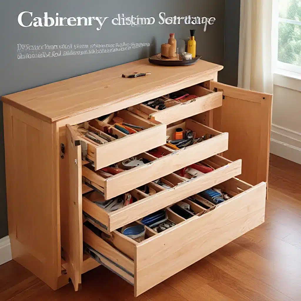 Cabinetry Craftsmanship: DIY Techniques for Custom Storage Solutions