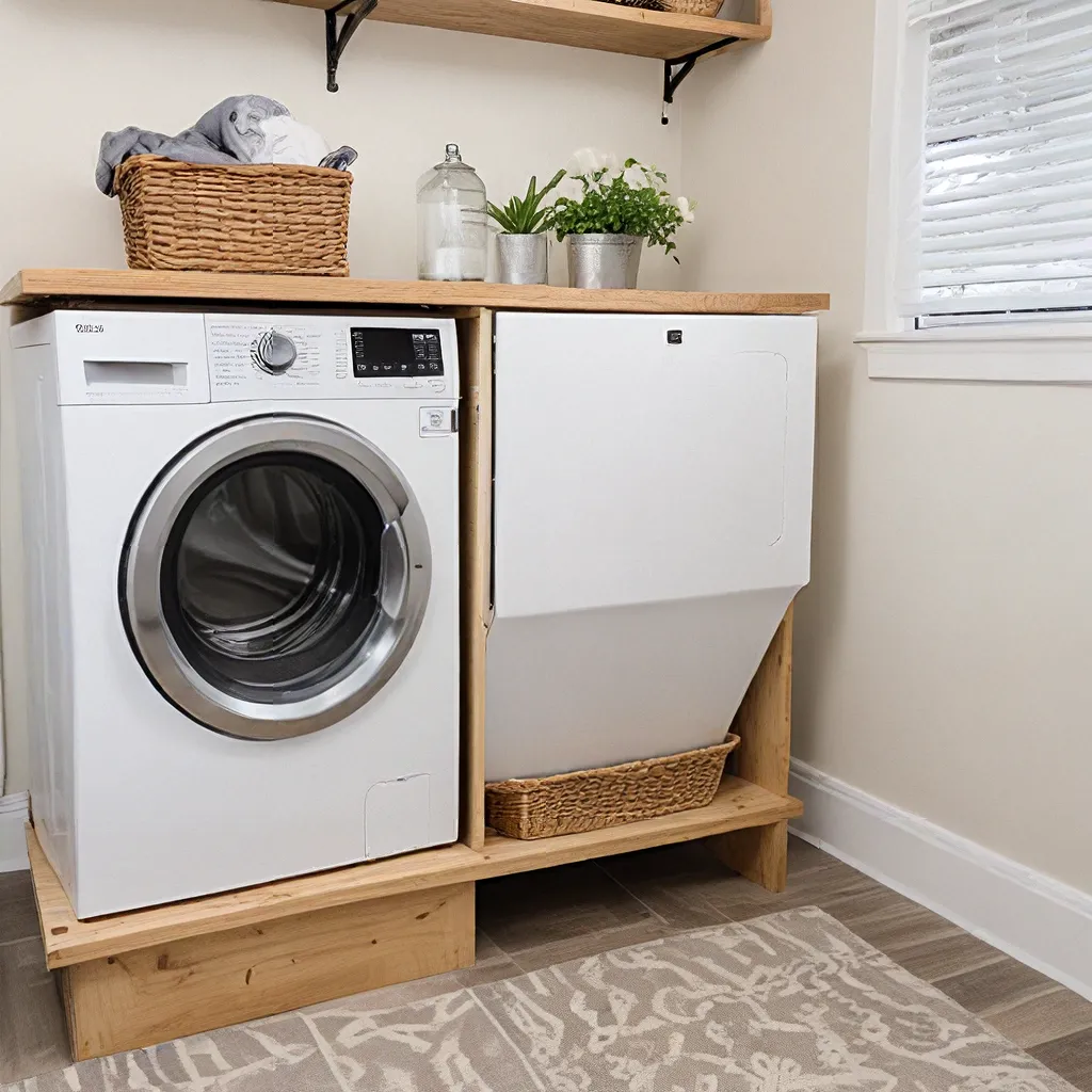 Elevating Your Laundry Room: DIY Washing Machine Pedestal