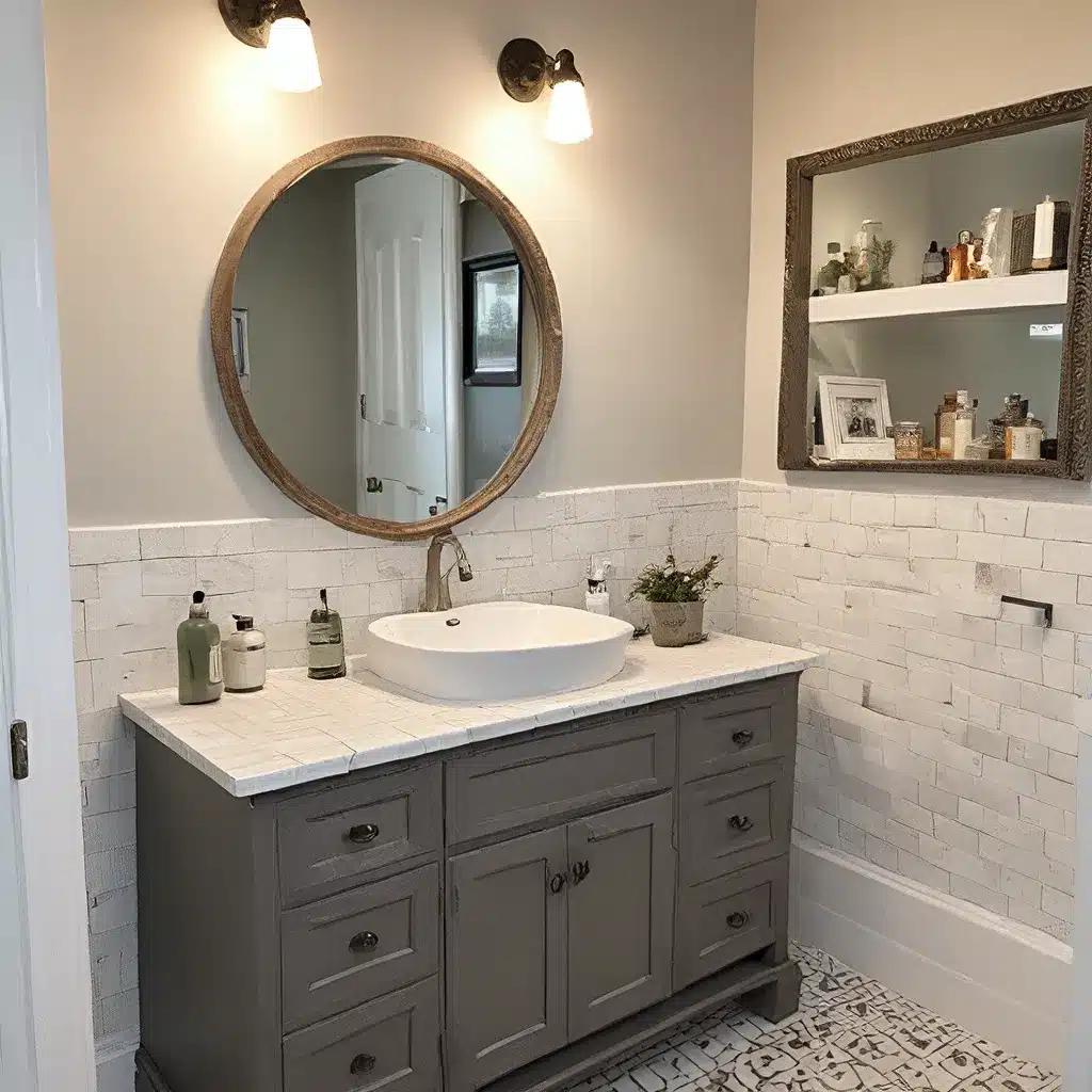 Transforming Boring Bathrooms: DIY Tile and Vanity Makeovers